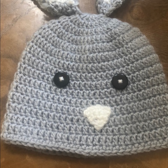 Baby boy bunny hat - Picture 2 of 2
